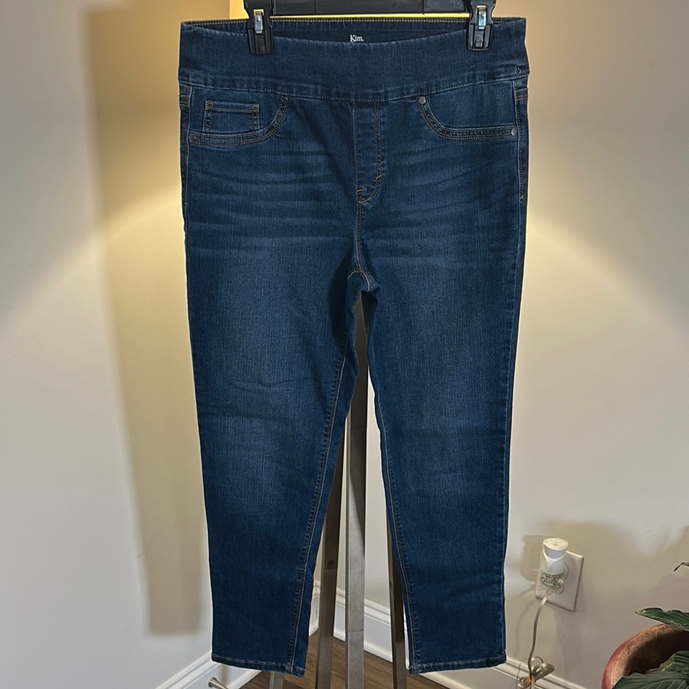 Kim Rogers High Rise Women Jeans - Dark Blue